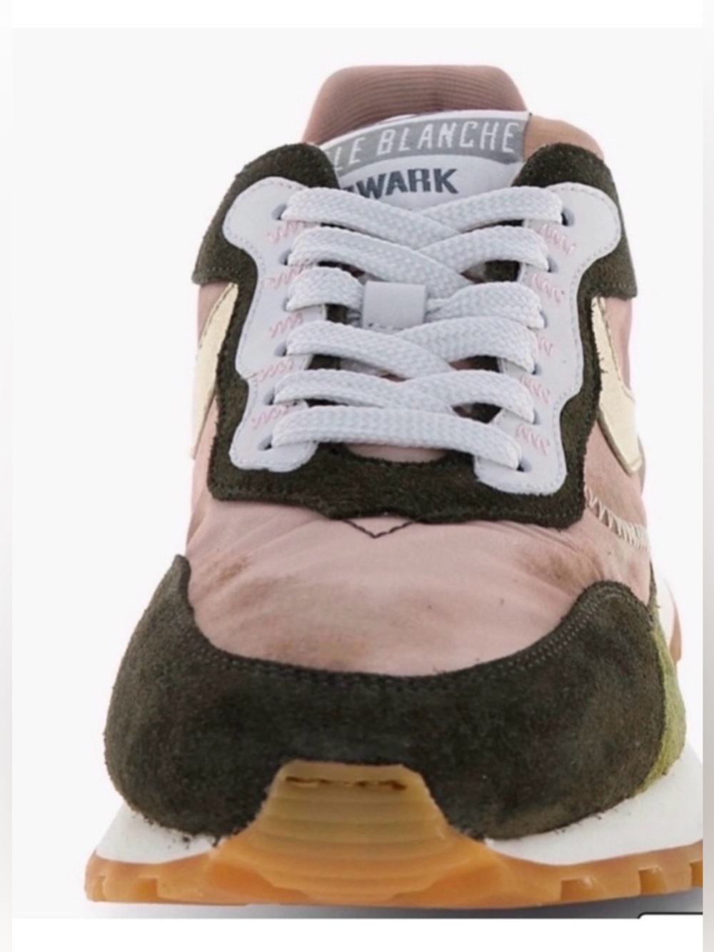 NWT VOILE BLANCHE Qwark Hype Sneaker in Army Green - Picture 4 of 16